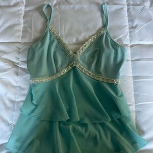 Mint Green Layered Camisole